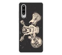 1001coques Coque Compatible avec Huawei P30 - Housse Fine en Silicone Transparente - Design Stay Rock