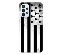 1001coques Coque Compatible avec Samsung Galaxy A23 4G, Samsung Galaxy A23 5G - Housse Fine en Silicone Transparente - Design Drapeau Bretagne