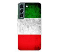 Coque en silicone imprimée compatible Samsung Galaxy S22 Drapeau Italie