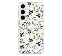 Coque en silicone - Compatible Samsung Galaxy S24 FE - design flowers