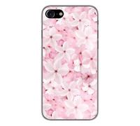 1001coques Coque Compatible pour Apple iPhone 8 - Housse Fine en Silicone Transparente - Design Sakura