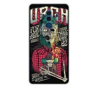 1001coques Coque Compatible pour Huawei Mate 10 Pro - Housse Fine en Silicone Transparente - Design Skull urgh