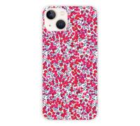 Coque en silicone imprimée compatible Apple iPhone 13 Liberty Wiltshire Rouge