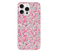 1001coques Coque de Téléphone Compatible pour Apple iPhone 16 Pro Max, Design Liberty Wiltshire Rose, Imprimée en France, Étui Souple en Silicone, Housse de Protection.