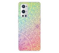 1001coques Coque de Téléphone Compatible pour OnePlus 9 Pro 5G, Design Mandala Pastel, Imprimée en France, Étui Souple en Silicone, Housse de Protection.