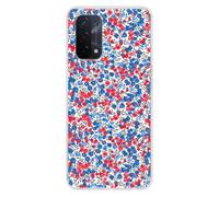 1001coques Coque de Téléphone Compatible pour Oppo A74 5G, Design Liberty Wiltshire Bleu, Imprimée en France, Étui Souple en Silicone, Housse de Protection.