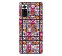 1001coques Coque de Téléphone Compatible pour Xiaomi Redmi Note 10 Pro, Design Patchwork Mandala, Imprimée en France, Étui Souple en Silicone, Housse de Protection.