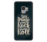1001coques - Coque renforcée Compatible avec Samsung Galaxy S9 - Design Sex and Rock and Roll - TPU + Dos métal sublimé Antichoc