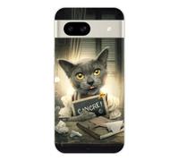 1001coques - Coque Silicone Compatible avec Google Pixel 8a - Motif SB Chat cancre - Design Original imprimé en France