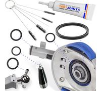 1001JOINTS KIT 5 Joints D'ÉTANCHÉITÉ pour PERFECTDRAFT HD3720 HD3620 HD3610 HD3600 Compatible avec Le Bec VERSEUR ET Le Robinet DE TIREUSE A BIÈRE + KIT Nettoyage 5 Mini Brosse + Graisse Alimentaire
