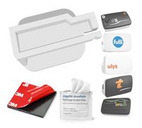 1001JOINTS Support DE Badge TÉLÉPÉAGE BIP Pare-Brise Universelle AUTOROUTE Auto Moto | Remplacement Compatible avec BIP&GO ULYS Vinci FULLI TRP-4010 TRP-4030 (1 Support)
