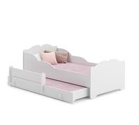 1001jouets Milleetunjouets Lit Enfant Anni avec gigogne 160x80 avec Matelas