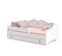1001jouets Milleetunjouets Lit Enfant Lola 140x70 Gris