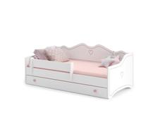 1001jouets Milleetunjouets Lit Enfant Lola 180x80 Rose