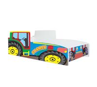 1001jouets Milleetunjouets Lit Enfant Tracteur - coloré 160x80