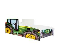 1001jouets Milleetunjouets Lit Enfant Tracteur - Vert 160x80