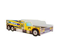 1001jouets Milleetunjouets Lit Simple Enfant bétonnière 140 avec Matelas