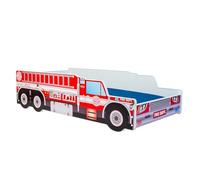 1001jouets Milleetunjouets Lit Simple Enfant Pompier 160 avec Matelas