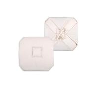 1001kdo Coussin Galette de Chaise 4 Rabats 40x40cm Lin chinee