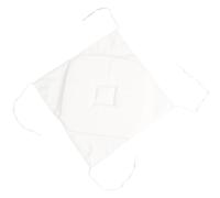 1001kdo Coussin Galette de Chaise 4 Rabats Blanc 40x40cm