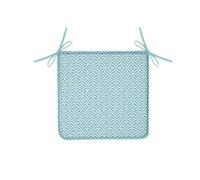 1001kdo Galette de Chaise Bleu 38x38 cm Motif Graphique