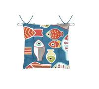1001kdo Galette de Chaise Marine 38x38 cm Colorfish