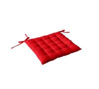 1001kdo Galette de Chaise piquee 38 x 38 cm Panama Rouge