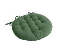 Galette de chaise ronde 38 cm Panama argile