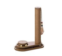 1001kdo Jeu a griffer avec Circuit a Balle Brun pour Chat 35 x 46 cm Marron