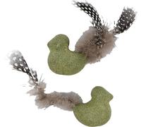 1001kdo Jouet Oiseau Katti en cataire avec Plumes pour Chat