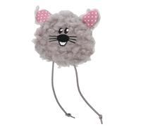 1001kdo Jouet pour Chat Gripi Peluche Douce pour Jeu et câlins Gris