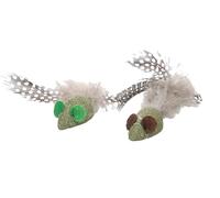1001kdo Jouet Souris Katti en cataire avec Plumes pour Chat