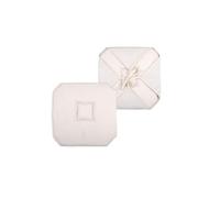 1001kdo Lot de 2 galettes de Chaise 4 Rabats 40 x 40 cm Lin chiné