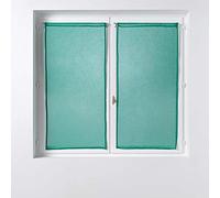 1001kdo Paire de Rideaux Voile 60 x 160 cm Sandras Emeraude