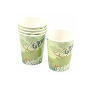 1001KDO POUR LA MAISON Set de 6 gobelets en Carton Crocodile