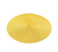 1001KDO POUR LA MAISON Set de Table Rond 35 cm Polypropylene Zebulon Jaune