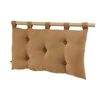1001KDO POUR LA MAISON Tête de lit 5 Boutons avec Passants Gaze de Coton 50 x 80 cm Camel
