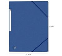 [100200905-3] Oxford Lot de 3 Chemises Cartonnée Topfile+ 3 Rabats Elastique ...