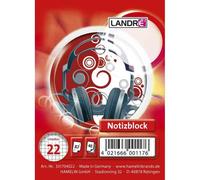 [100302836-3] LANDRÉ Lot de 3 Bloc-notes à spirale A7 40 F (80p) Quadrillé 70g