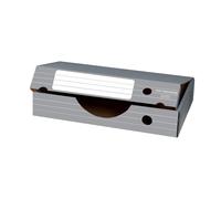 [100552038] ELBA paquet de 10 boîte d'archivage tric pour format A3, gris / b...