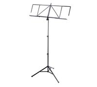 K&M Pupitre à musique Robby Plus 10062 Double Noir Hauteur réglable 580–1220 mm