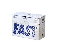 [100725877] FAST Lot de 25 Boîtes archive 250 x 330 mm Dos de 150 mm Blanc - ...