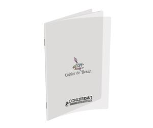 [100902169] Oxford cahier à dessin 24X32 polypro incolore 96P 120G uni