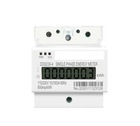100A 110V 220V 50-60HZ LCD Single phase 2 wire 3 wire Din-rail kWh watt hour meter MQXFCZUX(L L 220V 60Hz)