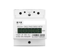 100A 110V/220V 90-300V 60HZ Single phase three wire Din rail KWH Watt hour din-rail meter LCD NWPNLXEA