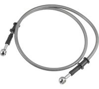 100cm 39.37" 10mm Moto Frein Ligne Huile Tube Tuyau 0° Argent Ton