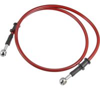 100cm 39.37" 10mm Moto Frein Ligne Huile Tube Tuyau 0° Rouge
