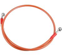 100cm 39.37" 10mm Moto Frein Ligne Huile Tube Tuyau 28° 0° Orange