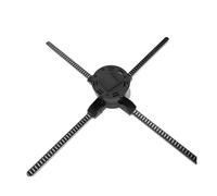 100cm 3D Hologram Projector Fan Blade Remote WiFi Control Advertising Lights Hologram Projector Replace Parts Haute définition