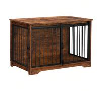 100cm Cage pour Chiens, Table d'Appoint, Niche Moderne pour Chiens, Cage pour Chiots, Maisonnette pour Animaux, 2 Portes, 60 x 100 x 68 cm À propos de cet article1.[ion à 2 portes] Notre cage pour chi